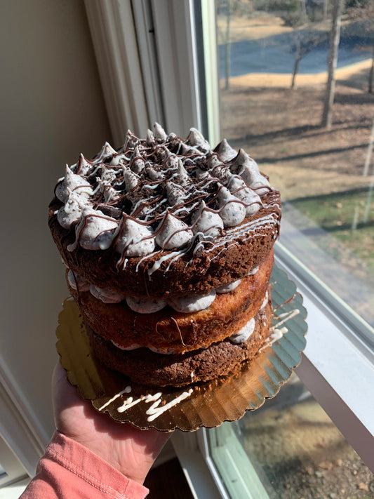 Slutty brownie cake